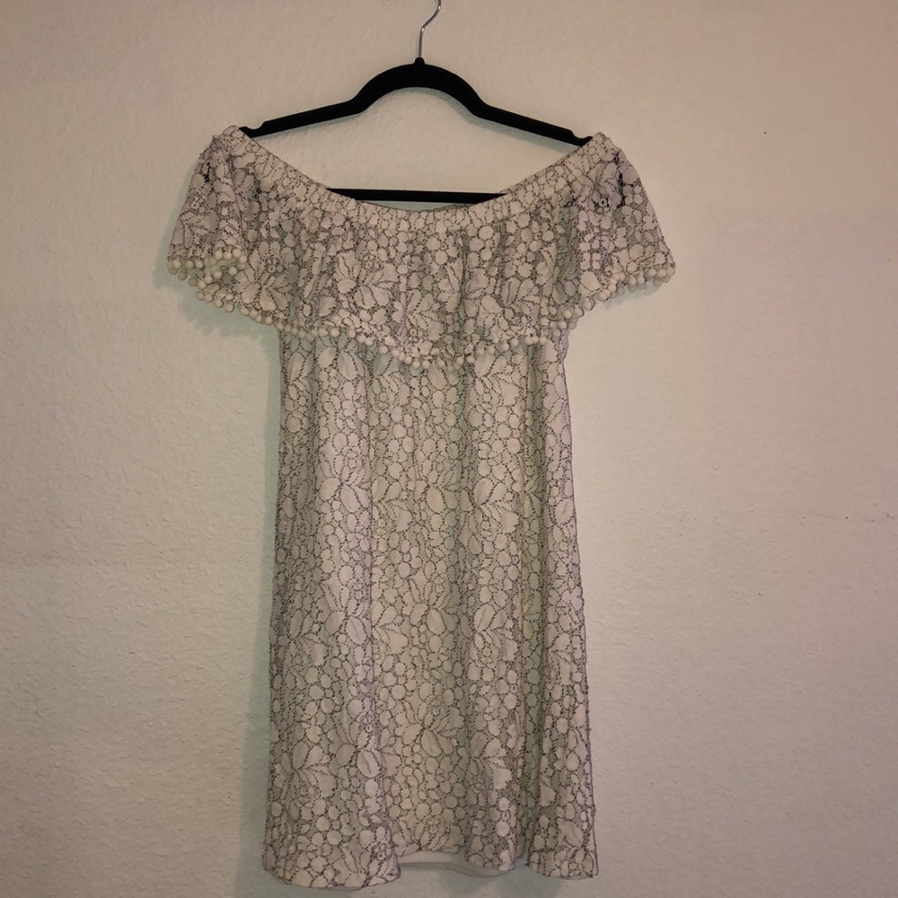 As U Wish: Floral Off the Shoulder Dress